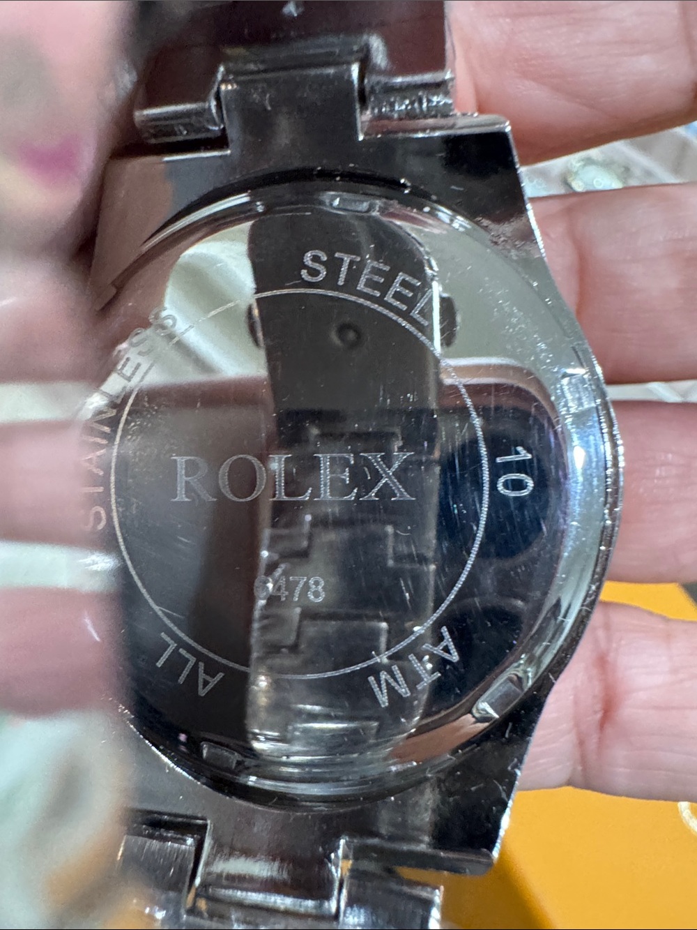 R Blue and Gold Two-Tone Men's Watch - Picture 3 of 4